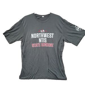 USA Baseball Northwest NTIS State Combine Gray Short Sleeve T-shirt Size Large L